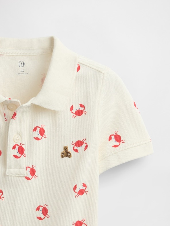 GAP Baby polo tričko Pique GAP