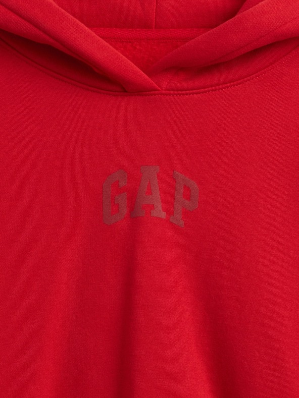 GAP Mikina s kapucí Logo Cropped Americana GAP