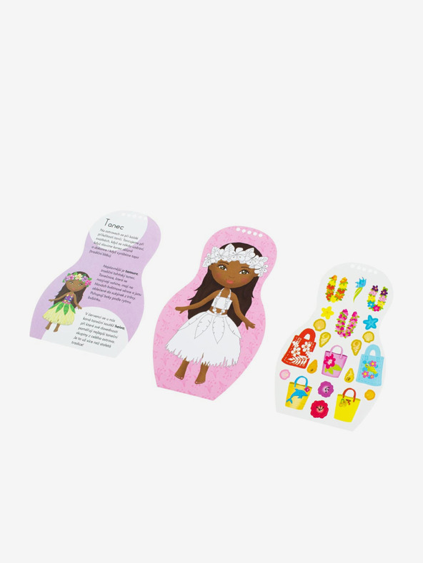 ELLA & MAX Oblékáme tahitské panenky Mohea - omalovánky