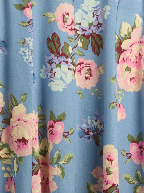 GAP Lněné maxi šaty GAP