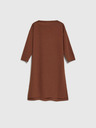 Moodo Hnědé dámské šaty Moodo