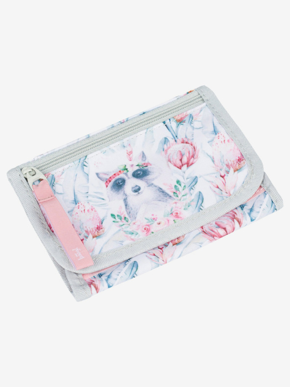 BAAGL  Bílá peněženka na krk Baagl Mýval