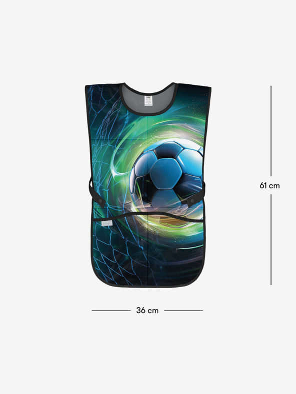 BAAGL  Modrá Dětská zástěra Fotbal Míč Baagl