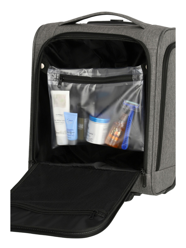 Travelite Cestovní kufr Travelite Cabin 2w Underseater Grey Melange