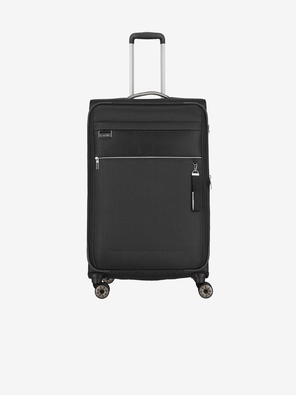 Travelite Černý cestovní kufr Travelite Miigo 4w L Black