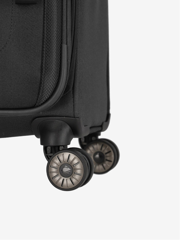 Travelite Černý cestovní kufr Travelite Miigo 4w L Black