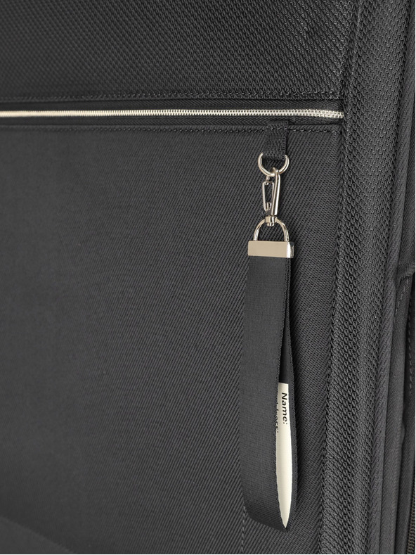 Travelite Černý cestovní kufr Travelite Miigo 4w L Black