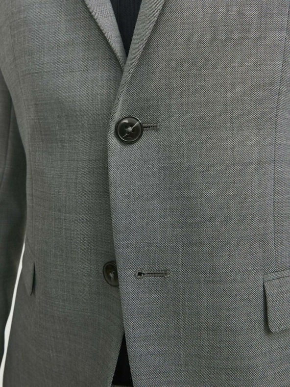 Jack & Jones Šedé pánské oblekové sako Jack & Jones