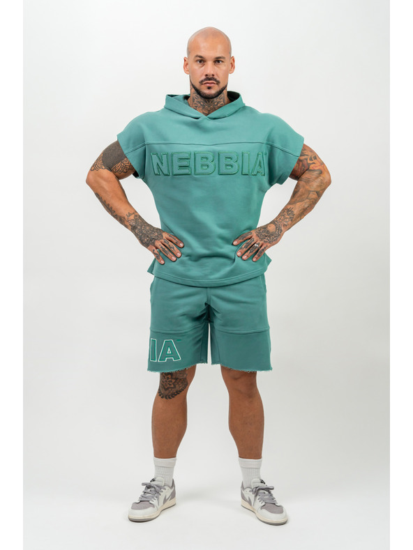 Nebbia Teplákové kraťasy STAGE-READY 713 M,green