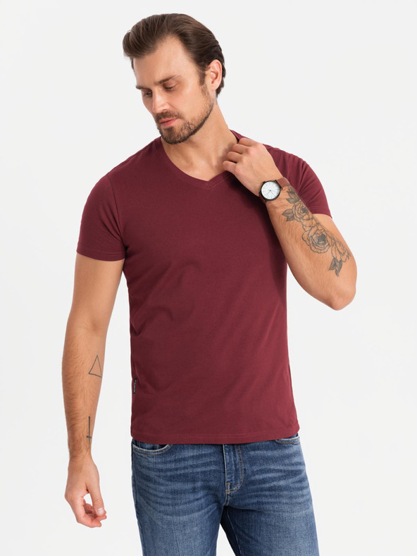 Ombre Clothing Pánské tričko bez potisku - mix 3 pcs Z29 Ombre Clothing