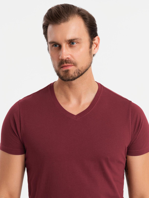 Ombre Clothing Pánské tričko bez potisku - mix 3 pcs Z29 Ombre Clothing