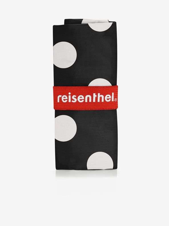 Reisenthel Černá dámská nákupní taška s puntíky Reisenthel Mini Maxi Shopper Dots White