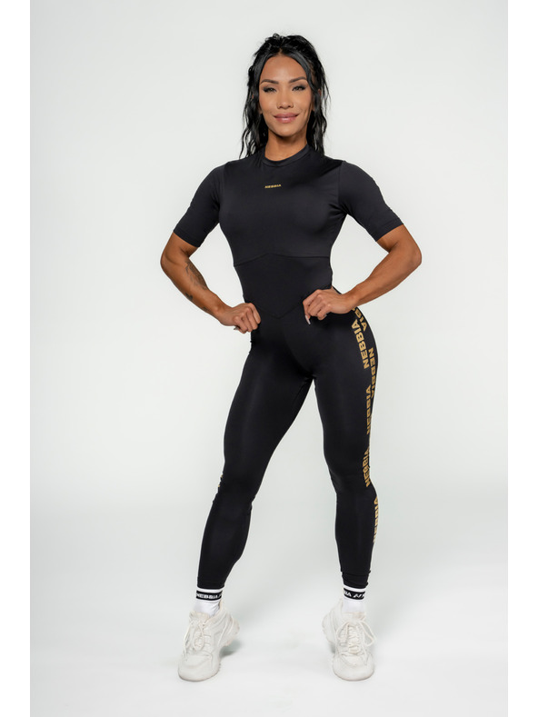 Nebbia NEBBIA Dámský sportovní overal INTENSE Focus 823 Gold Nebbia