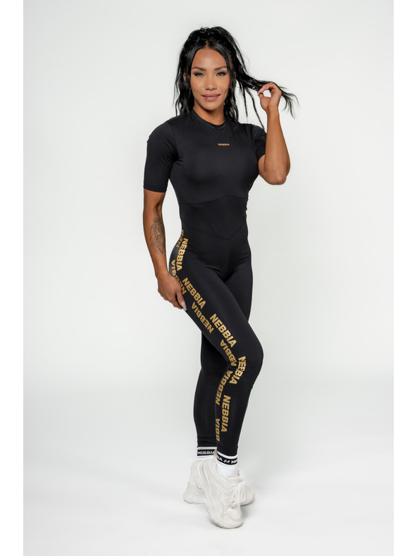 Nebbia NEBBIA Dámský sportovní overal INTENSE Focus 823 Gold Nebbia