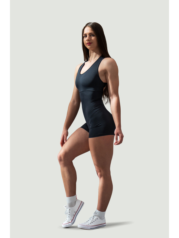 Nebbia Sportovní overal krátký 5″ GYM RAT 287 Nebbia
