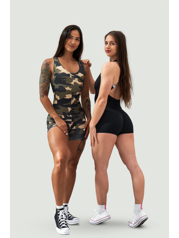 Nebbia Sportovní overal krátký 5″ GYM RAT 287 Nebbia