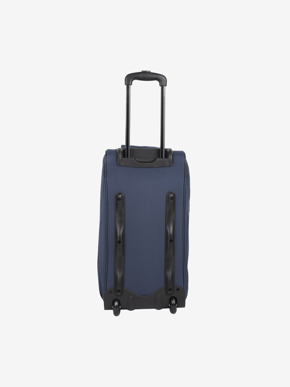 Travelite Cestovní taška Travelite Basics Wheeled duffle S Navy/orange