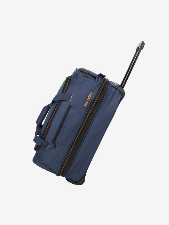 Travelite Cestovní taška Travelite Basics Wheeled duffle S Navy/orange