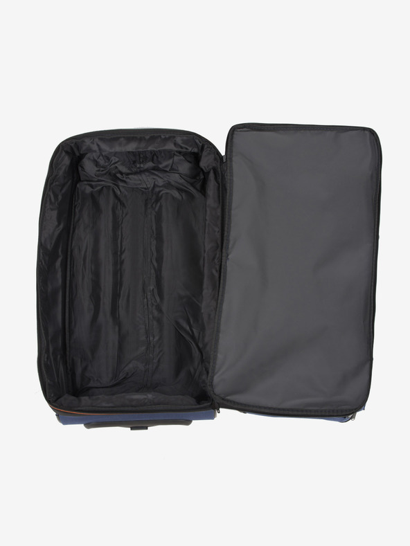 Travelite Cestovní taška Travelite Basics Wheeled duffle S Navy/orange