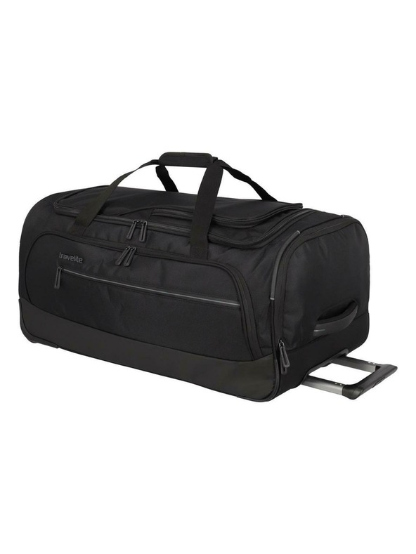 Travelite Cestovní taška Travelite Crosslite 5.0 Wheeled Duffle M Black