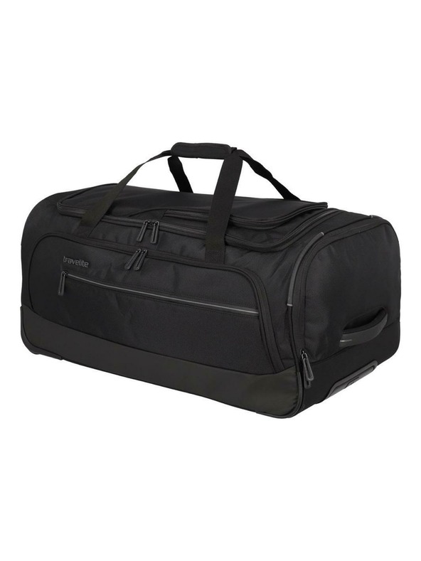 Travelite Cestovní taška Travelite Crosslite 5.0 Wheeled Duffle M Black