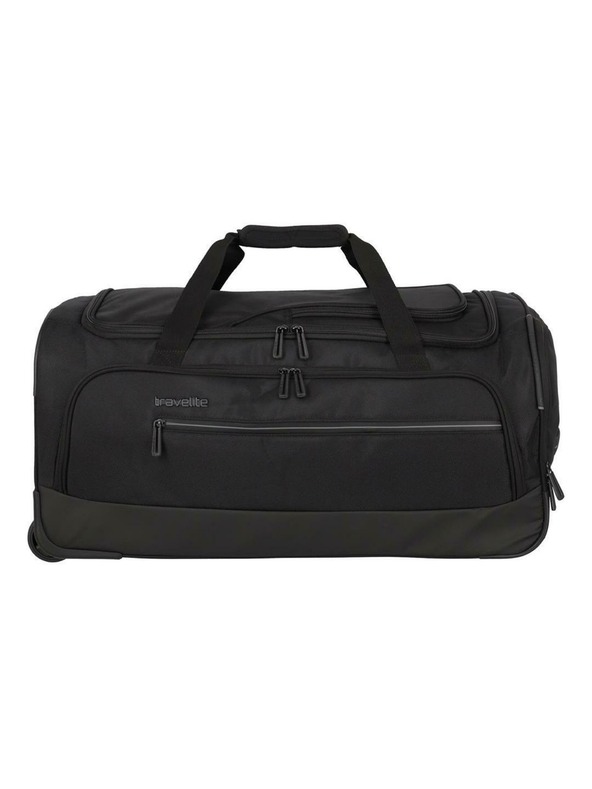 Travelite Cestovní taška Travelite Crosslite 5.0 Wheeled Duffle M Black