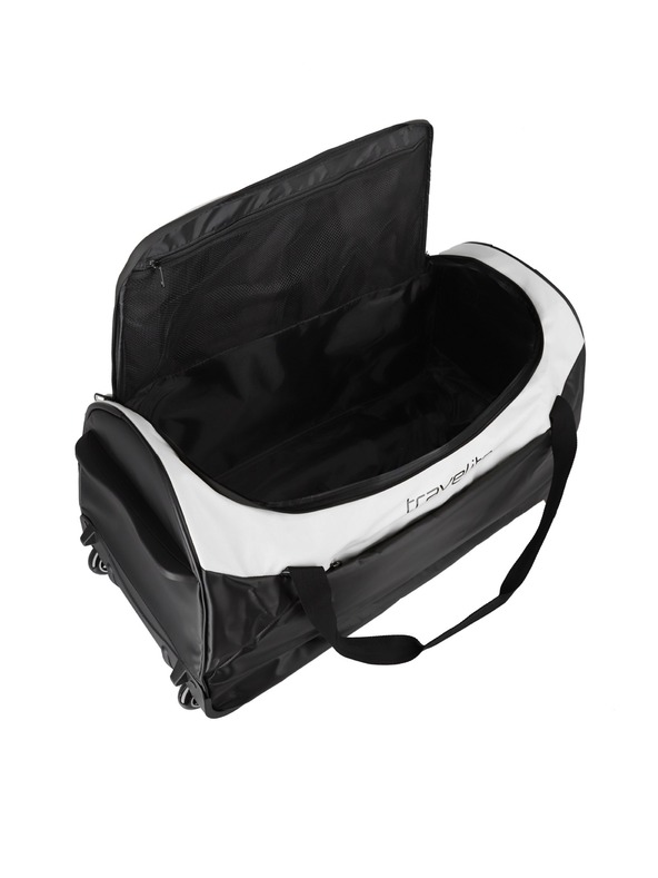 Travelite Cestovní taška Travelite Basics Trolley Travel Bag Black/white