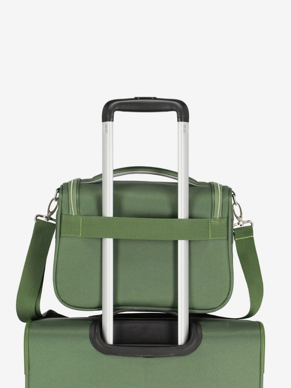 Travelite Zelená dámská kosmetická taška Travelite Miigo Beauty case Green