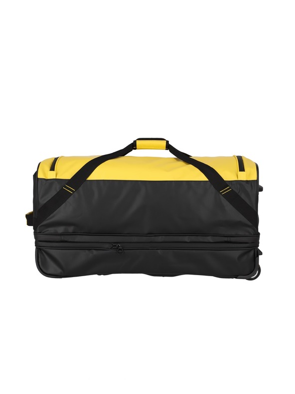 Travelite Cestovní taška Travelite Basics Wheeled Duffle exp. Black/yellow
