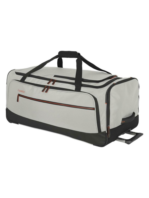 Travelite Cestovní taška Travelite Crosslite 5.0 Wheeled Duffle L White Sand