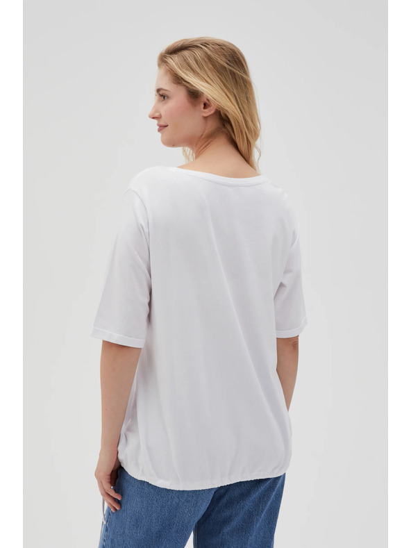 Moodo Dámské bílé tričko Moodo