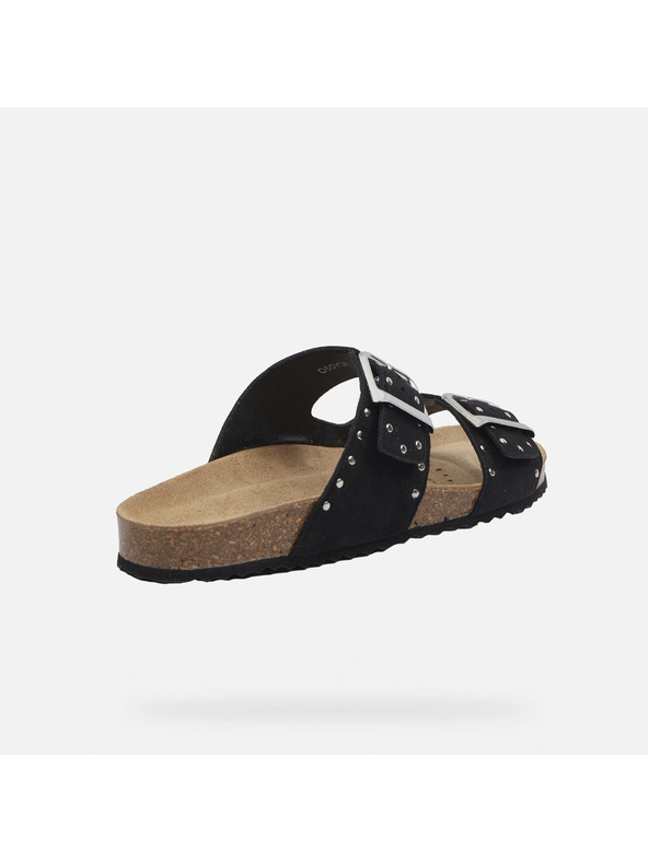 Geox Černé dámské pantofle Geox Brionia R