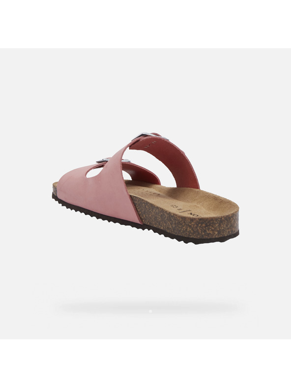 Geox Růžové dámské pantofle Geox Brionia