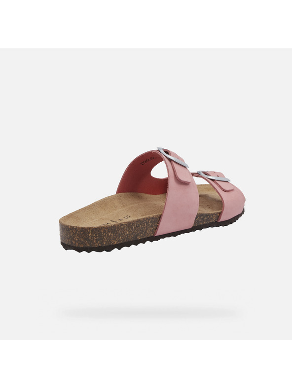 Geox Růžové dámské pantofle Geox Brionia