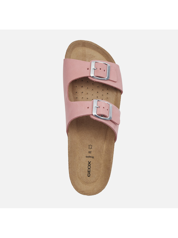 Geox Růžové dámské pantofle Geox Brionia