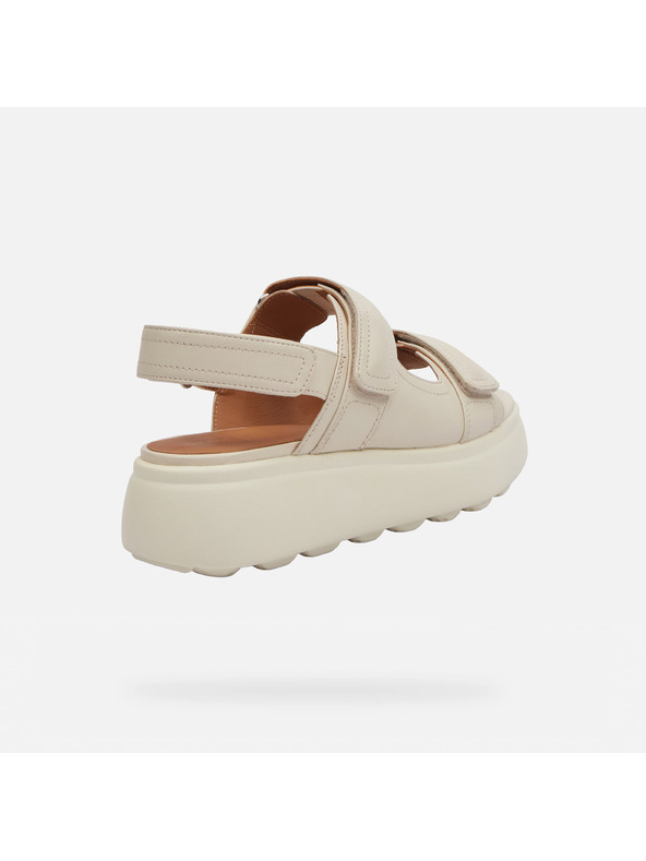 Geox Krémové dámské sandály Geox Spherica EC4.1 S