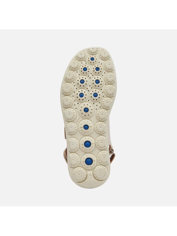 Geox Krémové dámské sandály Geox Spherica EC4.1 S