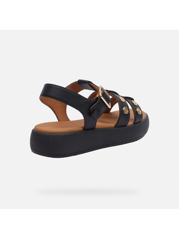 Geox Černé dámské sandály Geox Camalei
