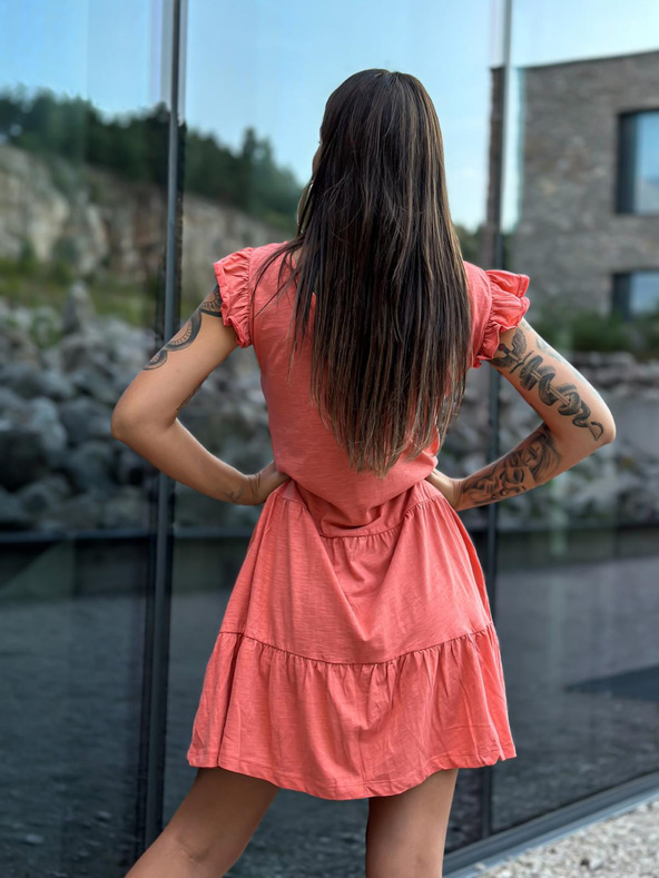 Edoti Dámské mini šaty DLR106 - růžové OTHER