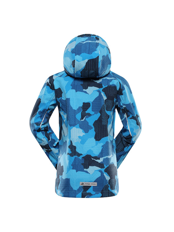 ALPINE PRO Dětská softshellová bunda s membránou ALPINE PRO EZORO blue jewel varianta pa