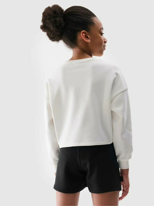 4F Dívčí cropped mikina 4F
