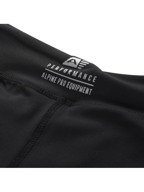 ALPINE PRO Dětské krátké rychleschnoucí legíny ALPINE PRO ELO black