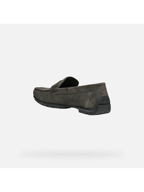 Geox Šedé pánské mokasíny Geox Moner W 2FIT