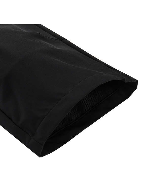 ALPINE PRO Pánské softshellové capri kalhoty ALPINE PRO WEDER 2 black