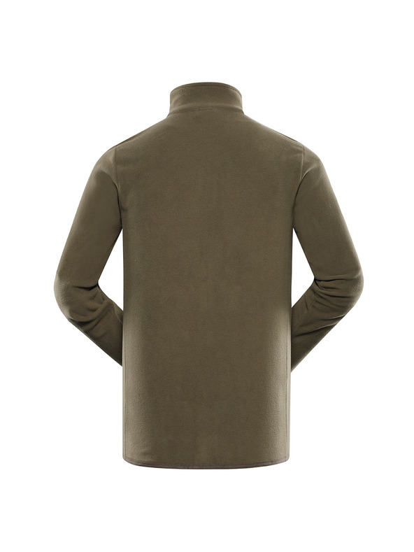 ALPINE PRO Pánská fleecová mikina ALPINE PRO SIUS 2 stone gray