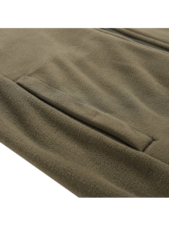 ALPINE PRO Pánská fleecová mikina ALPINE PRO SIUS 2 stone gray