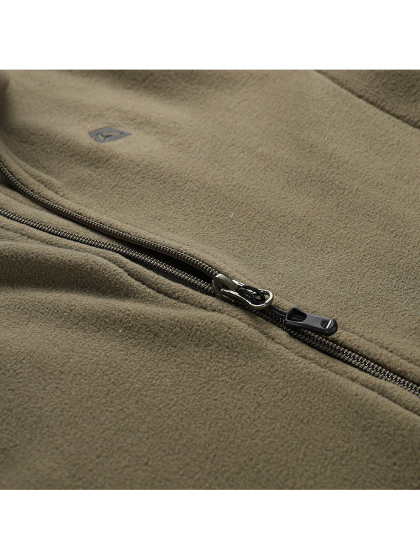 ALPINE PRO Pánská fleecová mikina ALPINE PRO SIUS 2 stone gray