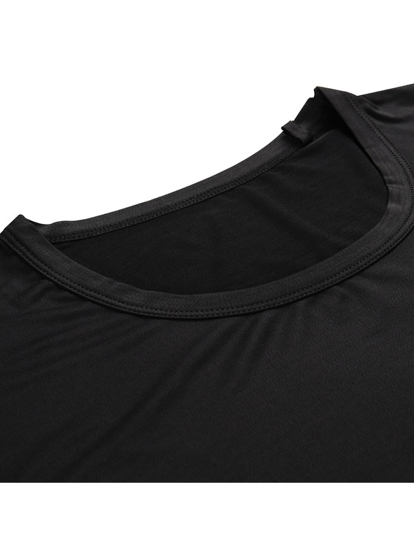 ALPINE PRO Pánské rychleschnoucí triko s cool dry ALPINE PRO BASIK black