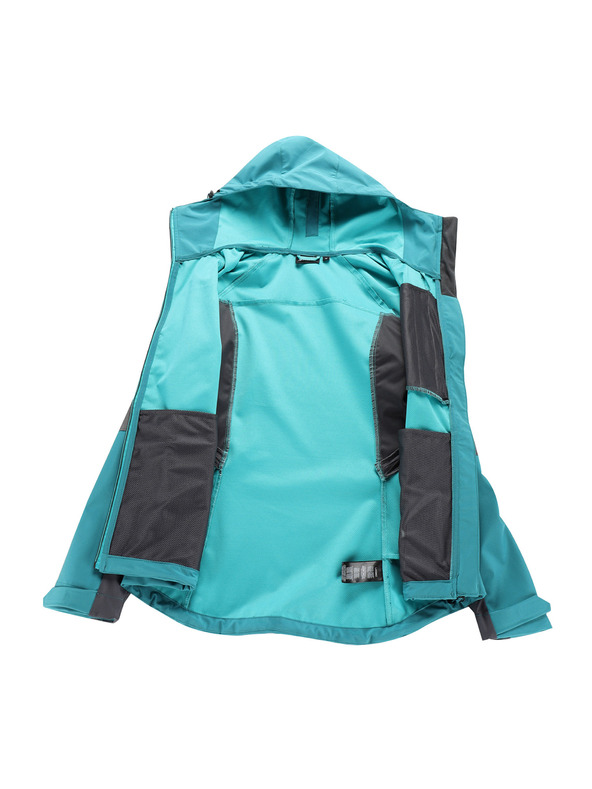 ALPINE PRO Dámská sofshellová bunda s úpravou dwr ALPINE PRO ESPRITA 2 bayou