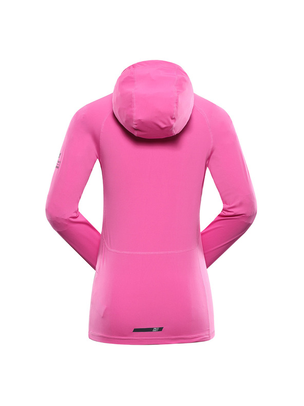 ALPINE PRO Dámská funkční mikina s reflexními prvky ALPINE PRO IZARA neon pink